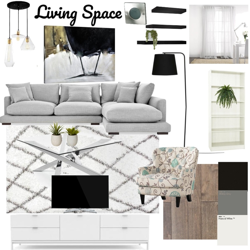 Living Space Mood Board by Katie Anne Designs on Style Sourcebook