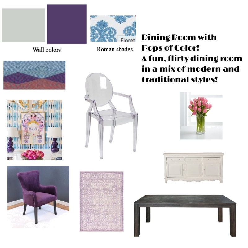 IDI Module 9-Dining Room Mood Board by AllisonW on Style Sourcebook