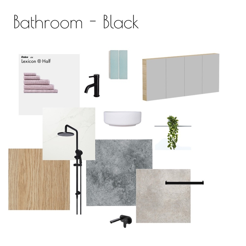 Bathroom - Black Mood Board by Booth on Style Sourcebook