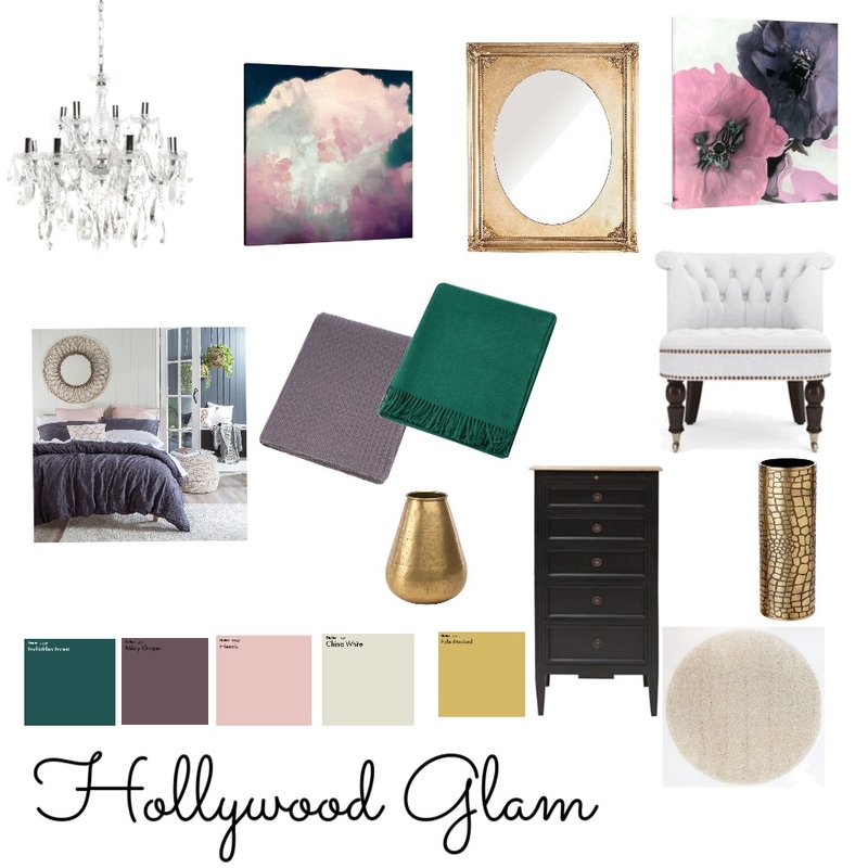 Hollywood Glam Mood Board by michellelea on Style Sourcebook