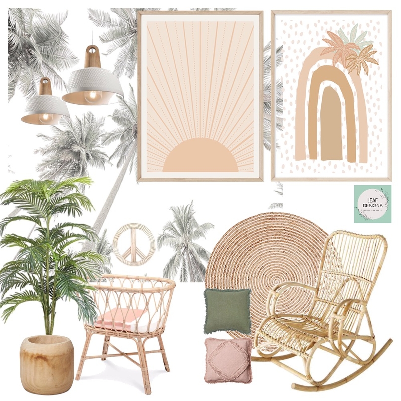 boho nursery Mood Board by Leafdesigns on Style Sourcebook