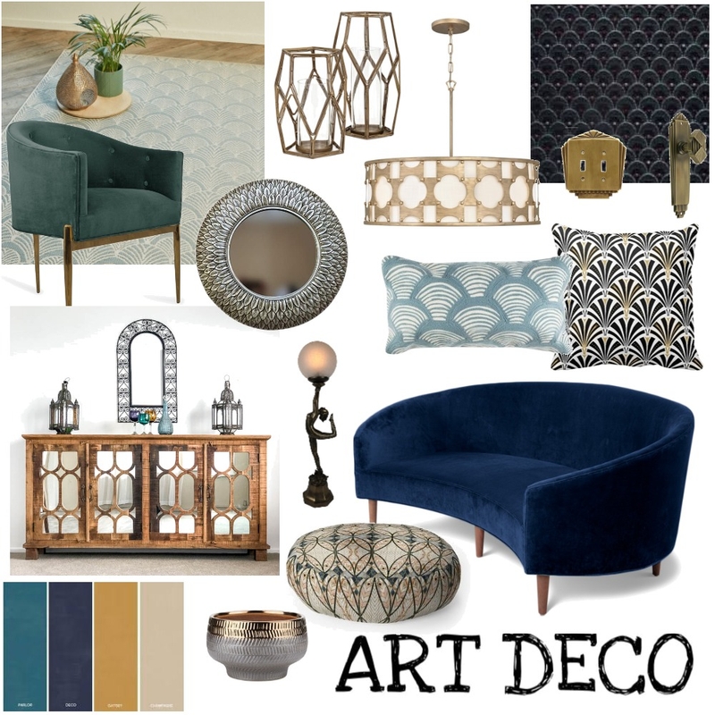 ART DECO Mood Board by KarlienK on Style Sourcebook