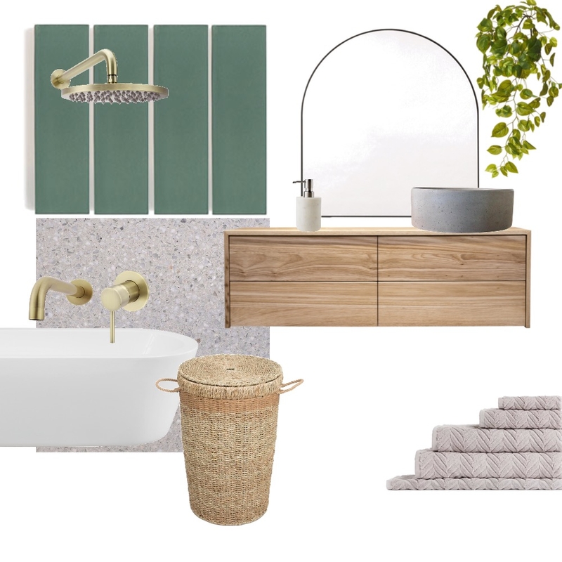 Green Bathroom Mood Board by Beth19 on Style Sourcebook