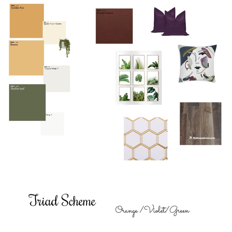 Scheme Triad 1950's Home Mood Board by Jlw4587 on Style Sourcebook