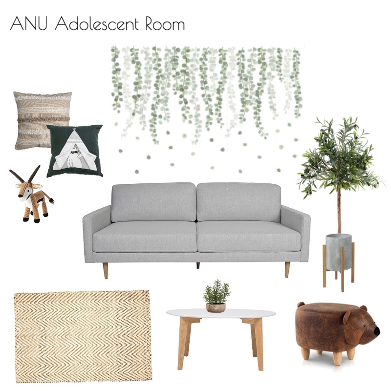 ANU Adolescent Room 2 Mood Board by Cedar &amp; Snø Interiors on Style Sourcebook