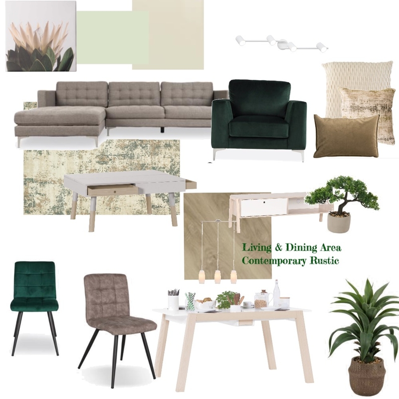 Rustic contemporary Mood Board by nazrana786 on Style Sourcebook