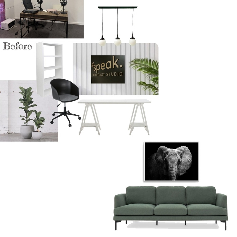 Podcast Studio Mood Board by littlemissapple on Style Sourcebook