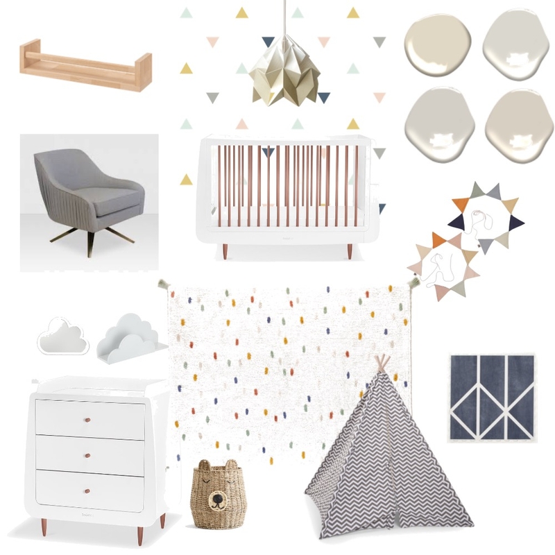 Baby Nursery 1 Mood Board by ddabat on Style Sourcebook