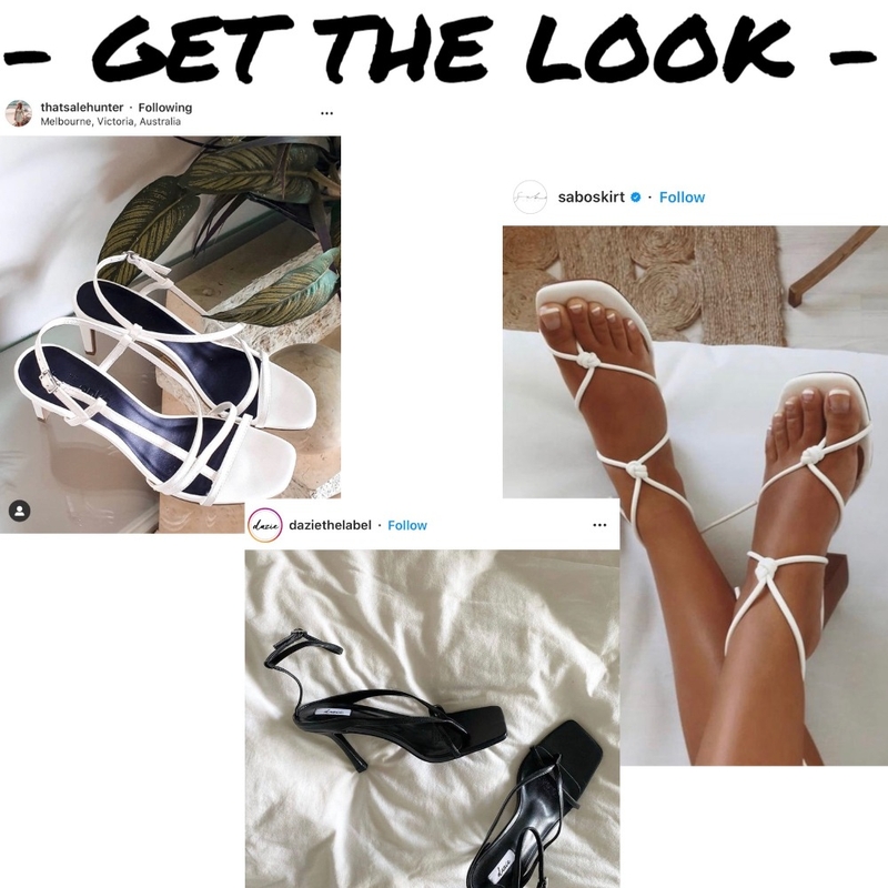 Get the look - square toe strappy sandals #2 Mood Board by sbekhit on Style Sourcebook