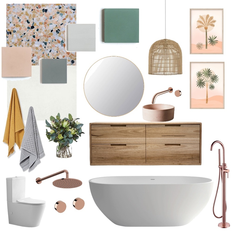 Funky colourful bathroom Mood Board by gwhitelock on Style Sourcebook