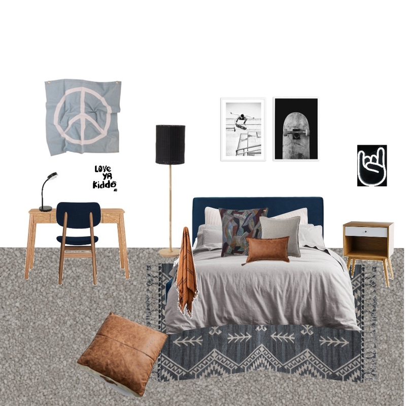 Coopers Bedroom Mood Board by Style and Leaf Co on Style Sourcebook