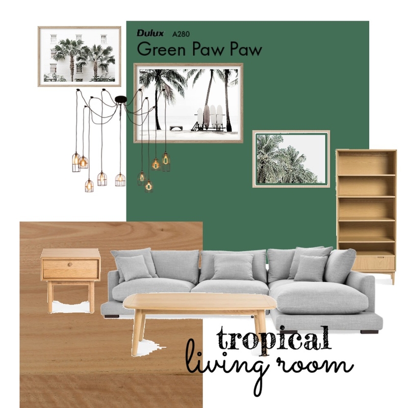 tropical living room Mood Board by Maddy on Style Sourcebook