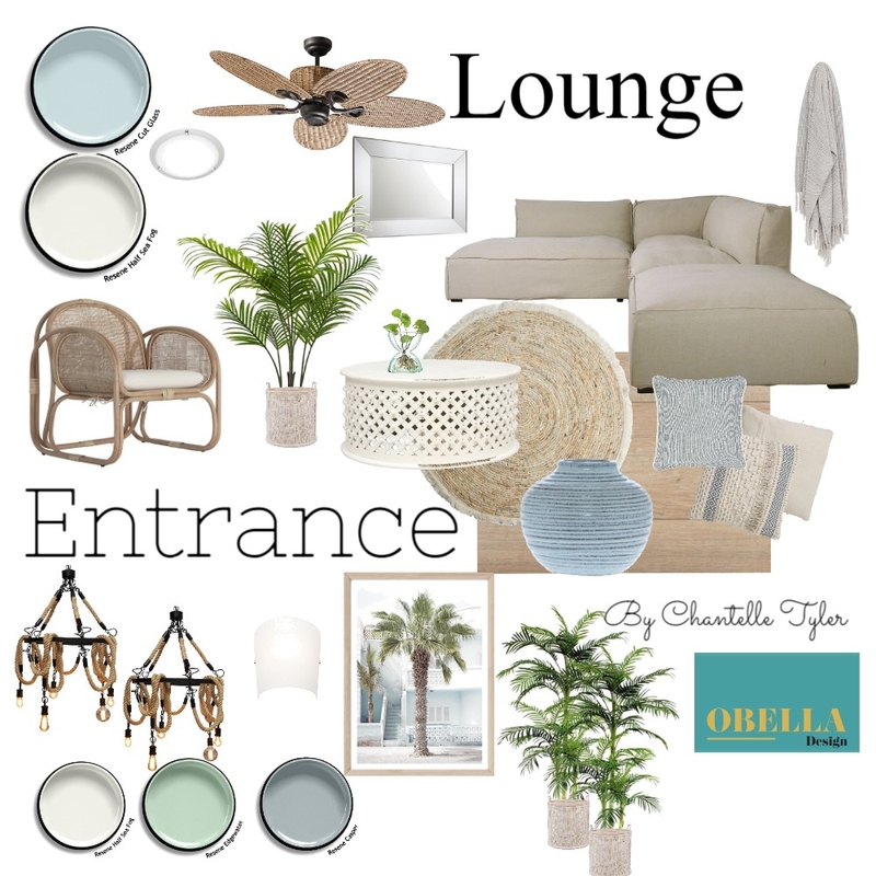 IDI Module 7 Coastal Analogus Mood Board by obelladesign on Style Sourcebook