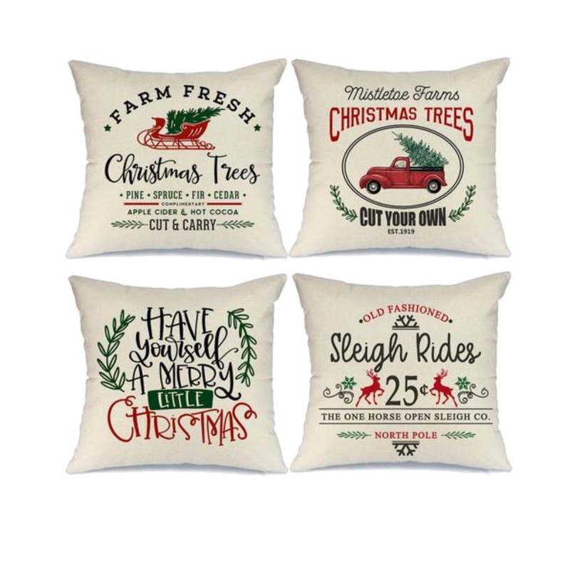 AENEY Farmhouse Christmas Pillow Covers Mood Board by accentpillowcasebaby on Style Sourcebook