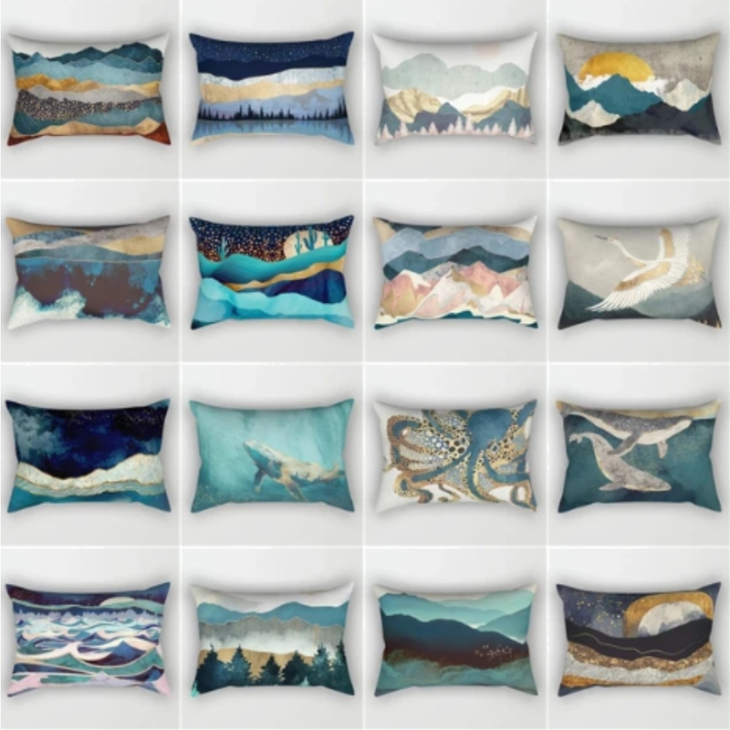 Mountain Polyester Cotton Linen rectangular pillow shams Mood Board by accentpillowcasebaby on Style Sourcebook