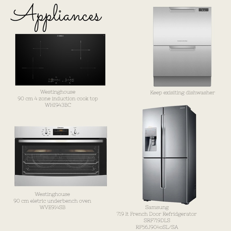 Appliances Mood Board by Sage Design Collective on Style Sourcebook