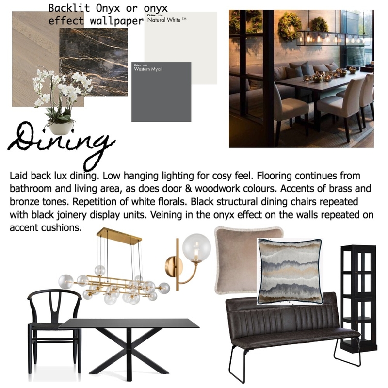 Assignment 9 Dining Mood Board by KRBKRB on Style Sourcebook