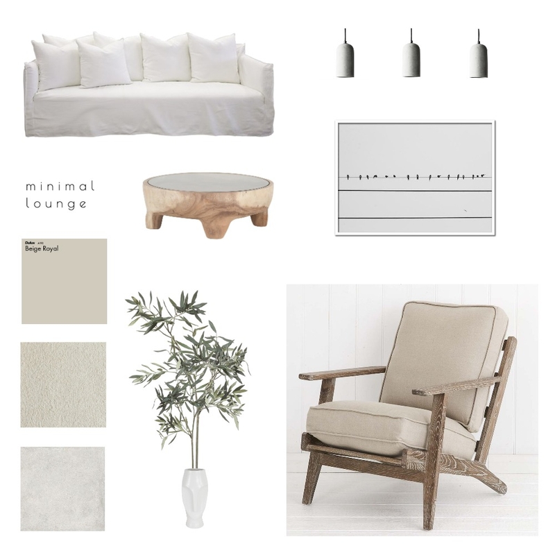 Minimal Lounge Mood Board by laurenllef on Style Sourcebook