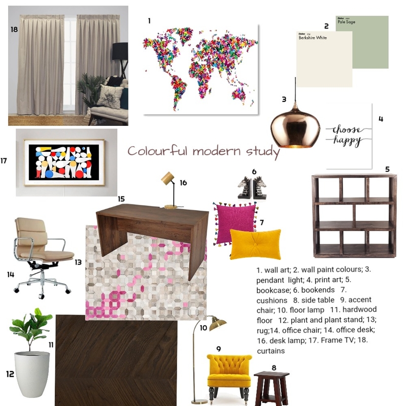 Study Mood Board by sibongile on Style Sourcebook