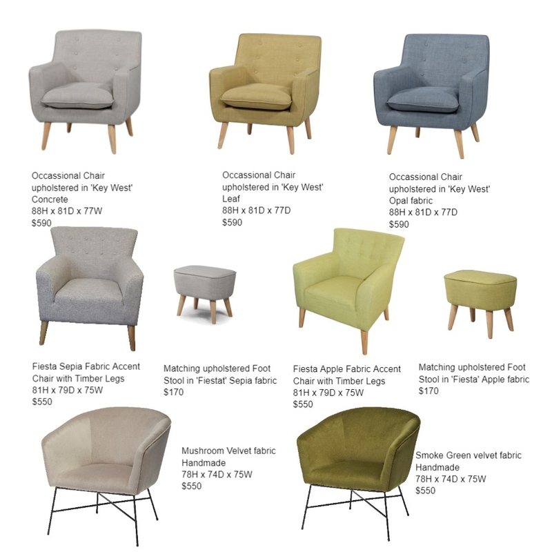 Bargain Occasional Chairs Mood Board by bowerbirdonargyle on Style Sourcebook