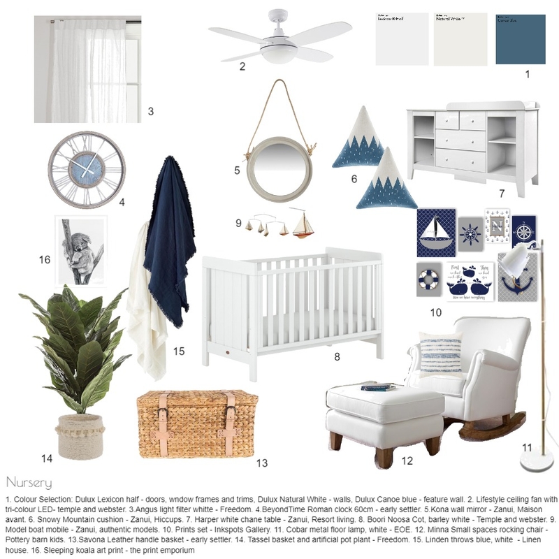 nursery Mood Board by Katerina on Style Sourcebook