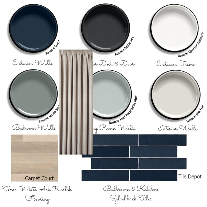48 Moa Point Colour Scheme Mood Board by Maven Interior Design on Style Sourcebook