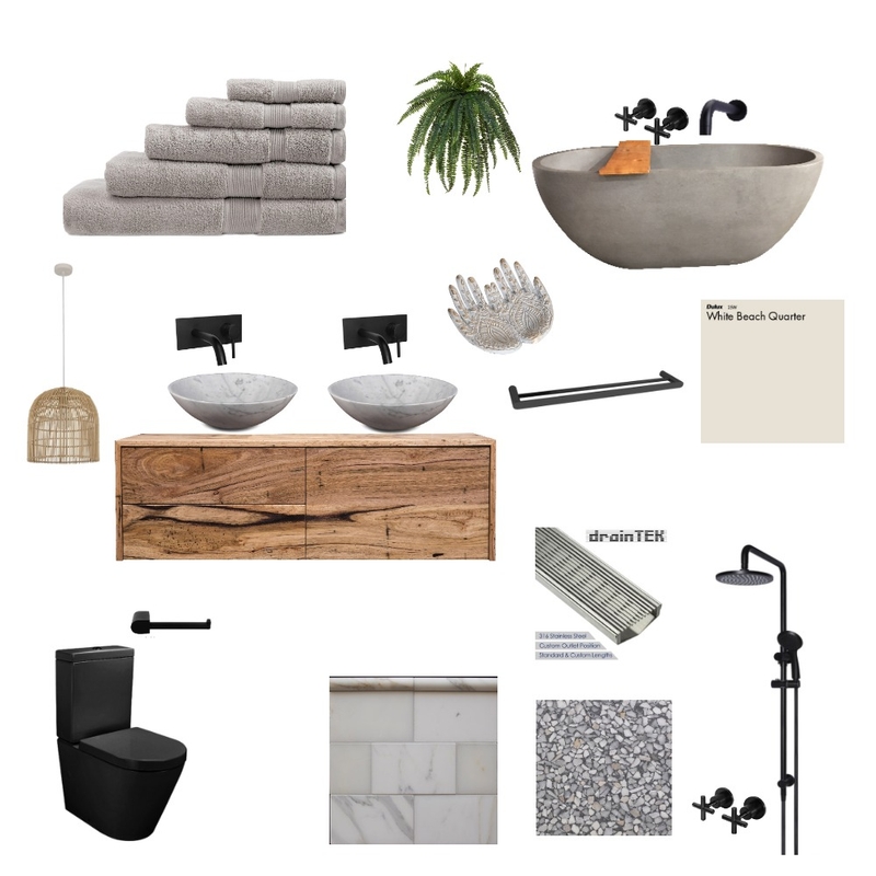 Bathroom Mood Board by KimSee on Style Sourcebook