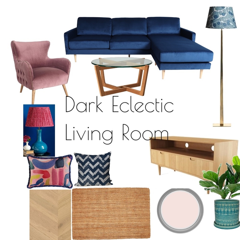 Dark Eclectic Mood Board by Aoifek on Style Sourcebook