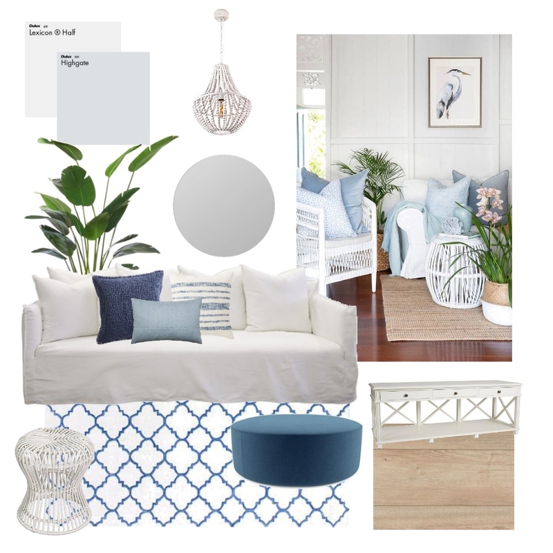 Hamptons Living Mood Board by DaniVile on Style Sourcebook