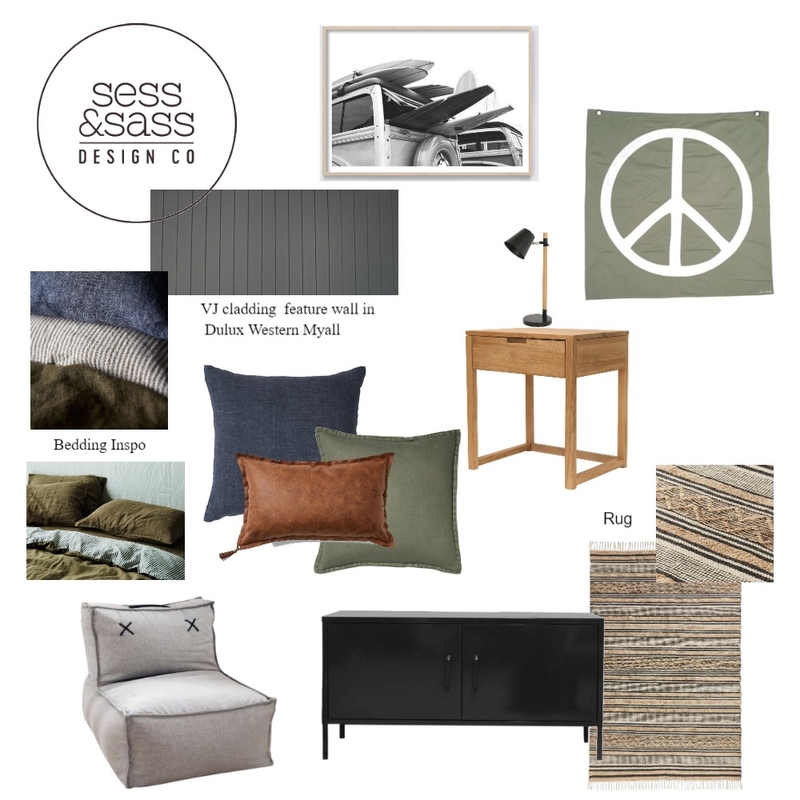 Morrish Project - Son's Bedroom Mood Board by Habitat_by_Design on Style Sourcebook