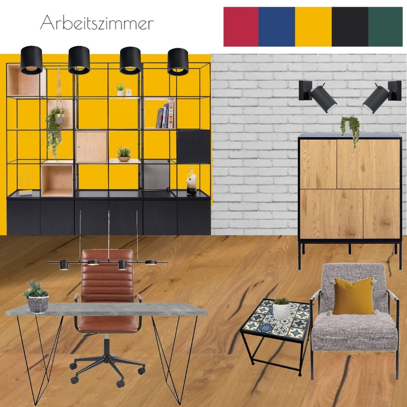 Modul 9/mood board/ Arbeitszimmer Mood Board by annaasa on Style Sourcebook