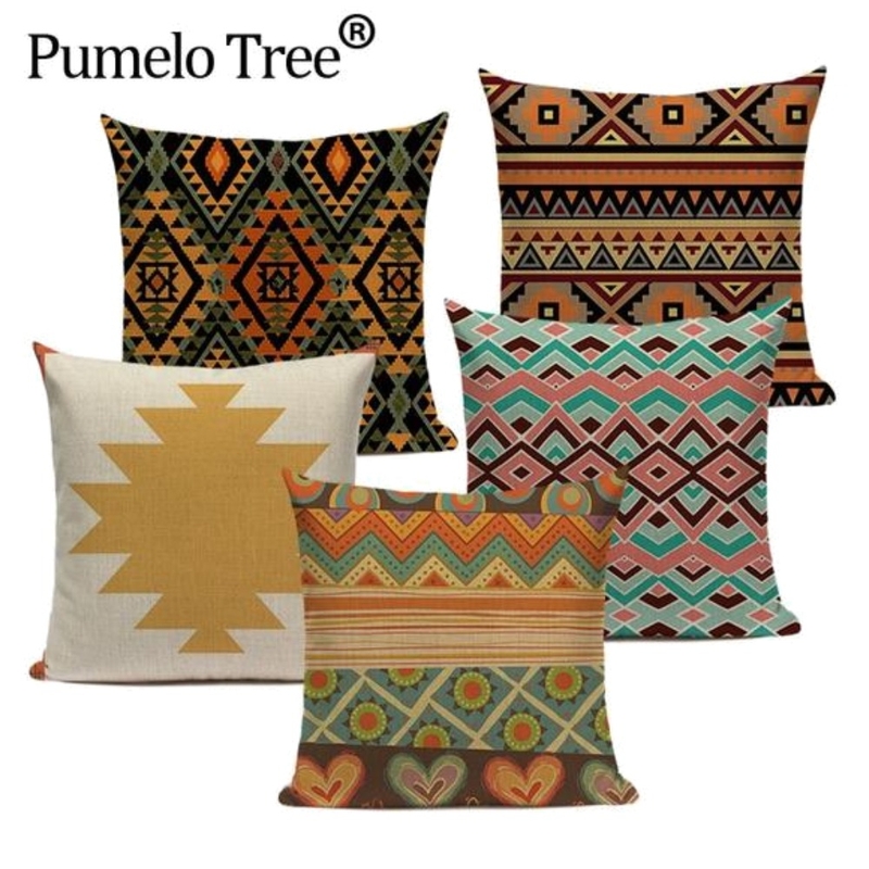 Boho Cushion Cover VillageTextil Plaid Mood Board by accentpillowcasebaby on Style Sourcebook