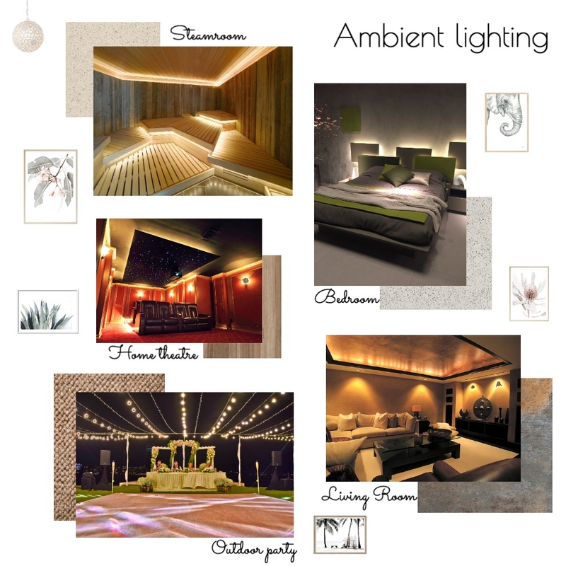 Ambient lighting Mood Board by ketana on Style Sourcebook