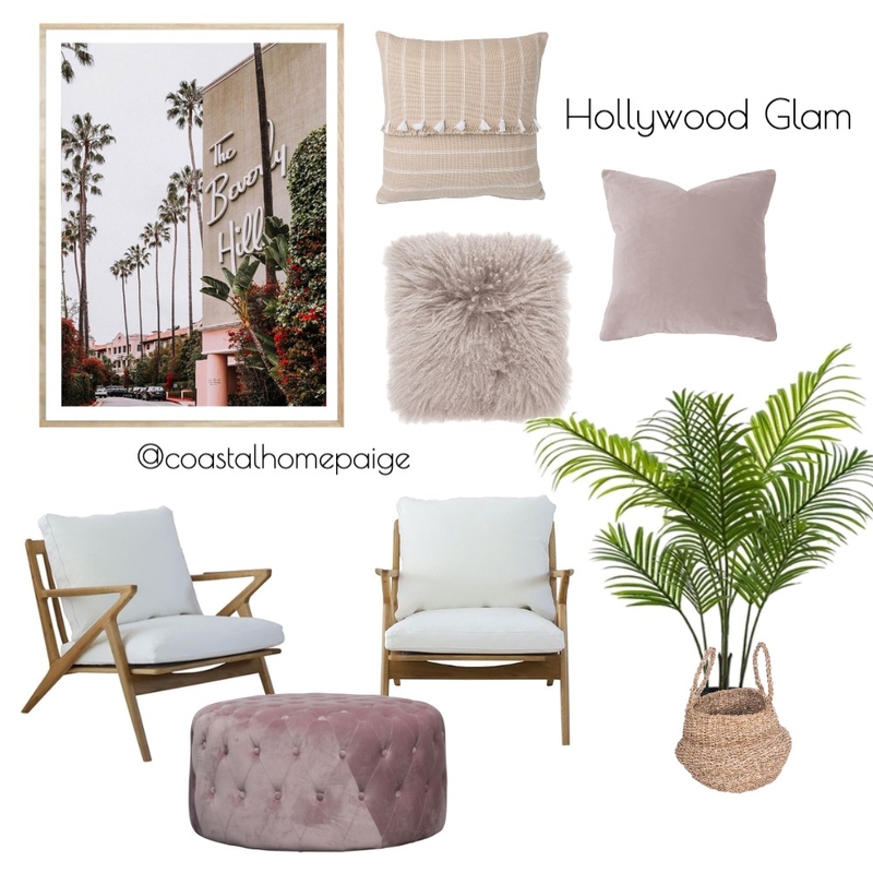 Hollywood Glam Mood Board by CoastalHomePaige on Style Sourcebook