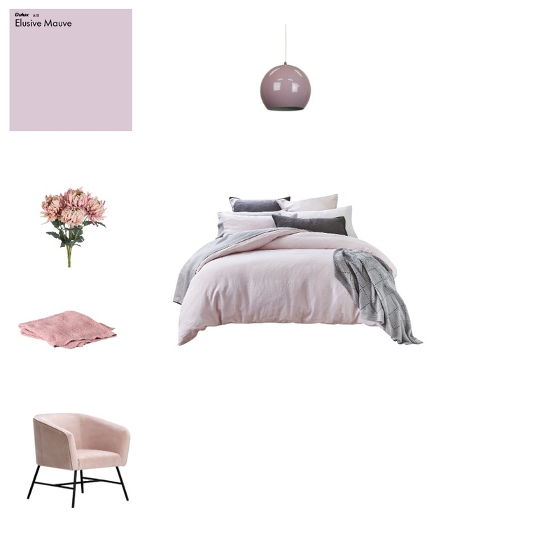 Pink Bedroom Mood Board by splhomes on Style Sourcebook