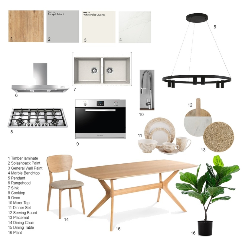 Client Kitchen Mood Board by JacklynSoh on Style Sourcebook