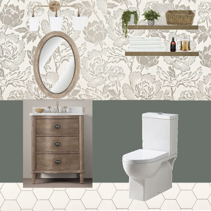 Powder Room- Module 9 Mood Board by kimjensen on Style Sourcebook