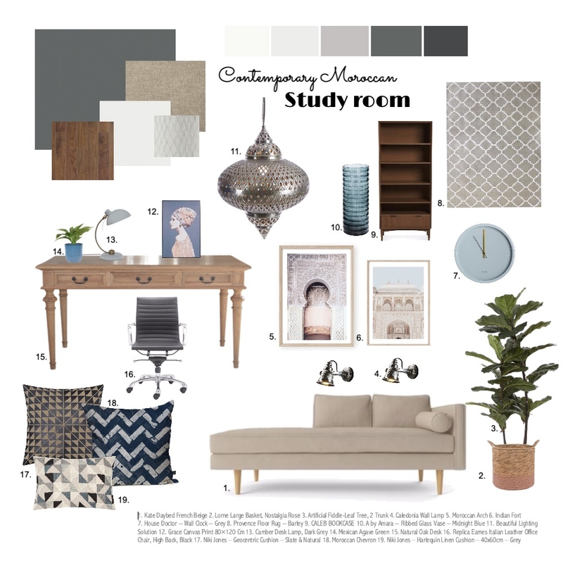 Study room Mood Board by AlyaSiDesign on Style Sourcebook