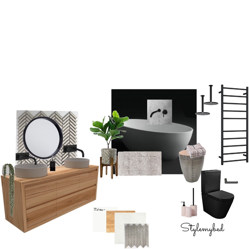 Bathroom Mood Board by stylemybed on Style Sourcebook