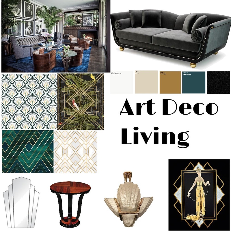 Art deco Mood Board by MWard on Style Sourcebook