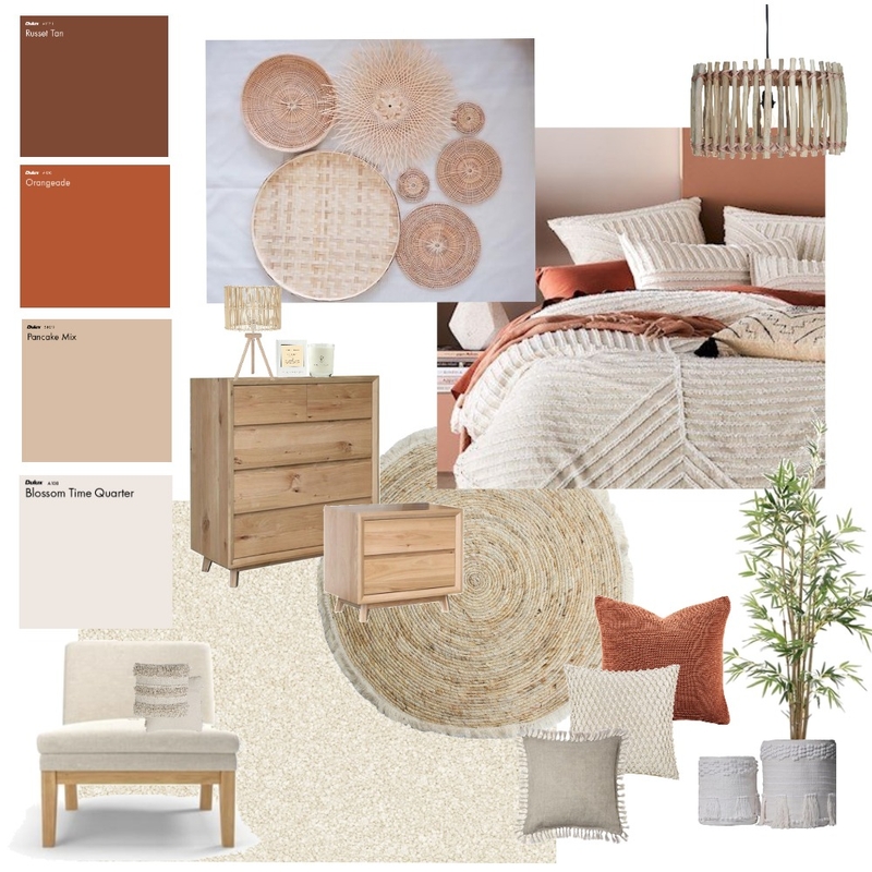 Boho Bedroom- A3 Part A Image 1 Mood Board by Shaecarratello on Style Sourcebook