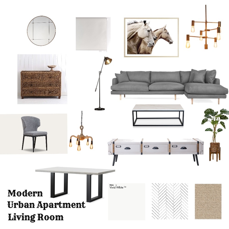 Modern urban living Mood Board by Shameema on Style Sourcebook
