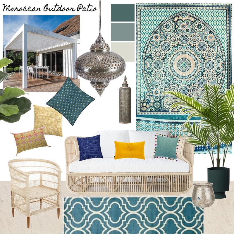 Moroccan Outdoor Mood Board Mood Board by Dannika on Style Sourcebook