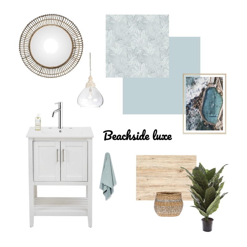 Beachside Luxe - powderoom Mood Board by Viv on Style Sourcebook