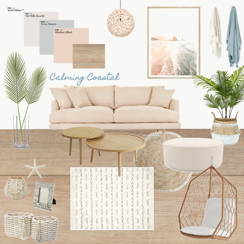 Calming Coastal Mood Board by KarinaB on Style Sourcebook