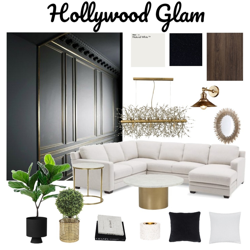 Hollywood Glam Sample Board Mood Board by MadelineK on Style Sourcebook