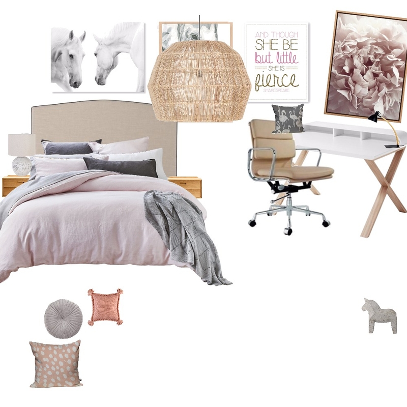 Lulu's bedroom Mood Board by HSpeers on Style Sourcebook