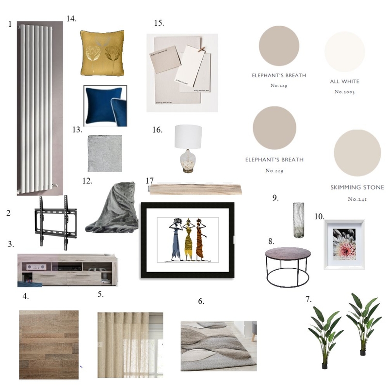 Mod Ten Mood Board by Blue Artist on Style Sourcebook