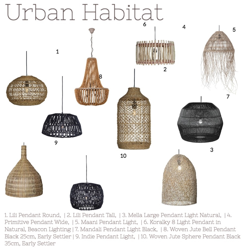 pick a light Mood Board by Urban Habitat on Style Sourcebook
