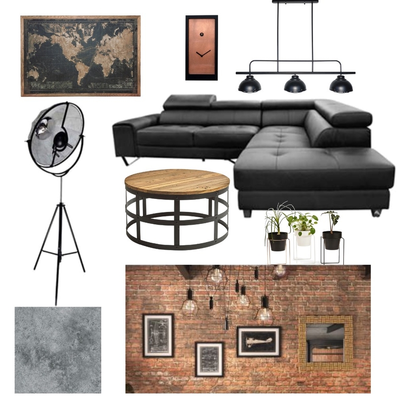 industrial style Mood Board by lenameshart on Style Sourcebook